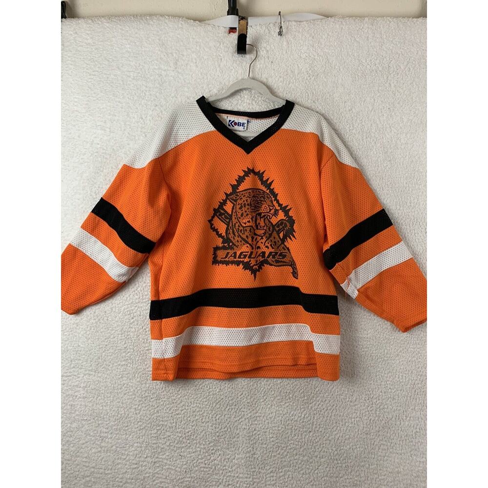 Kobe Jaguars Jersey Marshall Stop 92 Orange Hockey Size Measures Large